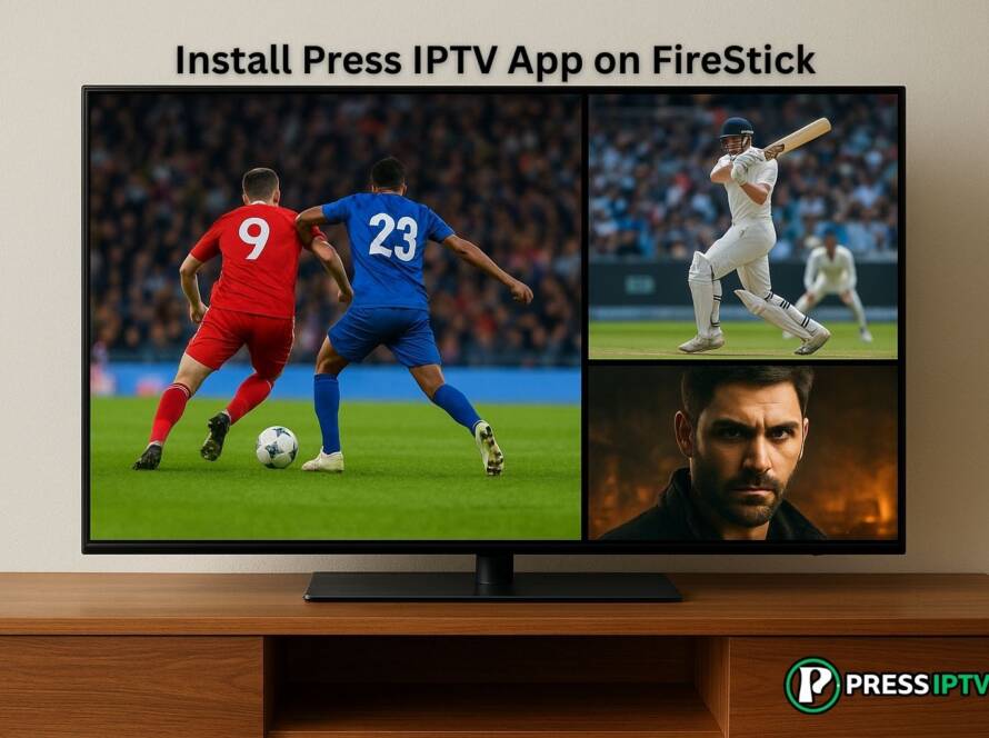 Press iptv app on firestick